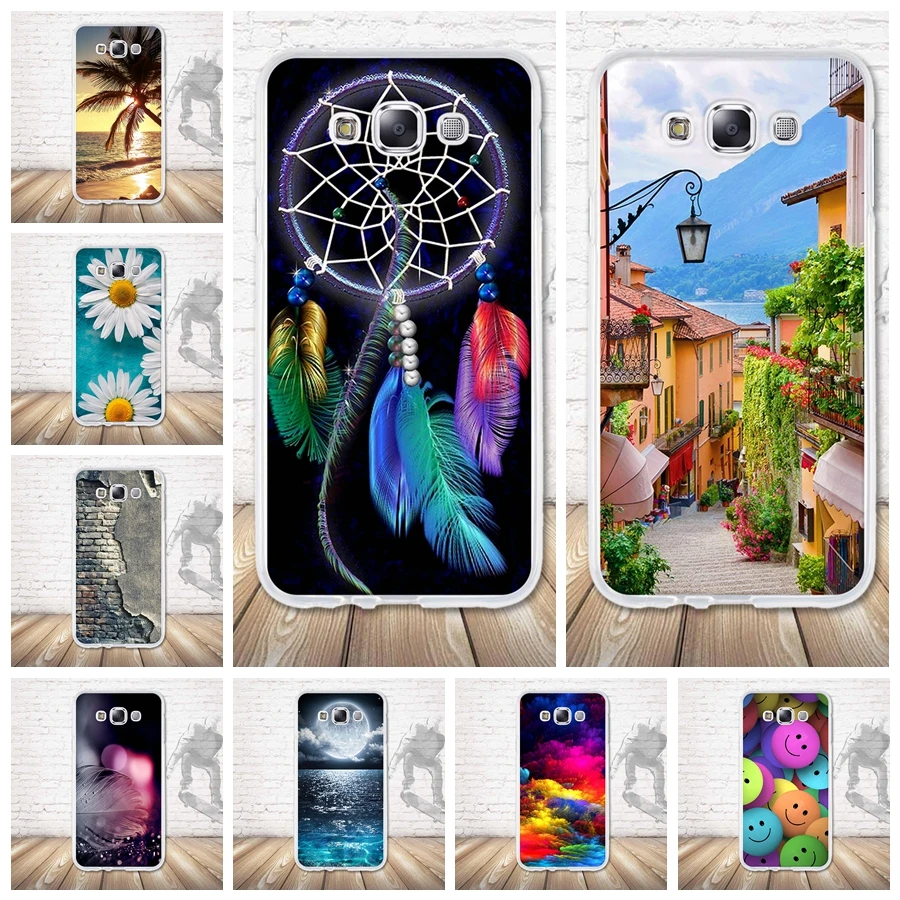 Мягкий силиконовый чехол из ТПУ для samsung Galaxy E7 E7000 E7009 E700F телефона чехол-сумка |