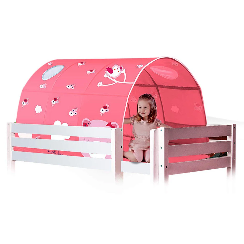 Lit Bebe Tentes Lit Baldaquin Rideau Playhouse Intimite Espace Jumeau Dormir Interieur Portable Tunnel Enfants Jouer Tentes Aliexpress