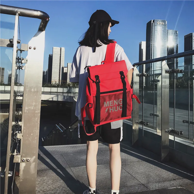 Menghuo Women Laptop Backpack Male School Backpacks Net Rucksacks Leisure for Teenager Travel Women Shoulder Mochilas School Bag (68)