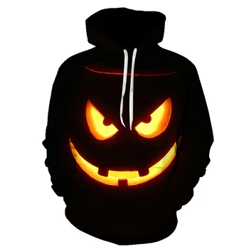 

2018 new Men Women Hoodies &Tees Outerwear Halloween Gift Nightmare Before Christms Jack 3D Print Sweatshirt Plus Size S-6XL