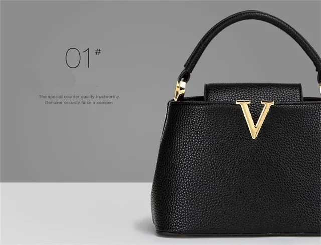 Small handbag with V logo shoulder bag Pebbled PU Leather Bag Candy color  bag Stars Street shoot bag SY15029