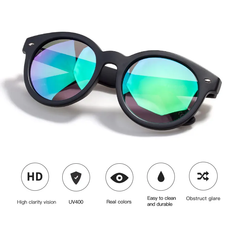 

Спортивные солнцезащитные очки COLOSSEIN женские модные солнцезащитные очки ретро круглые поляризованные линзы Популярные праздничные очки Ootdoor UV400