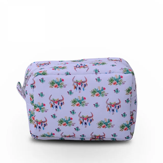

CROWNBLANKS Fashion Canvas Makeup Bag Travel Organizer Zippe Cosmetic Bag For Cosmetics in 3 Colors