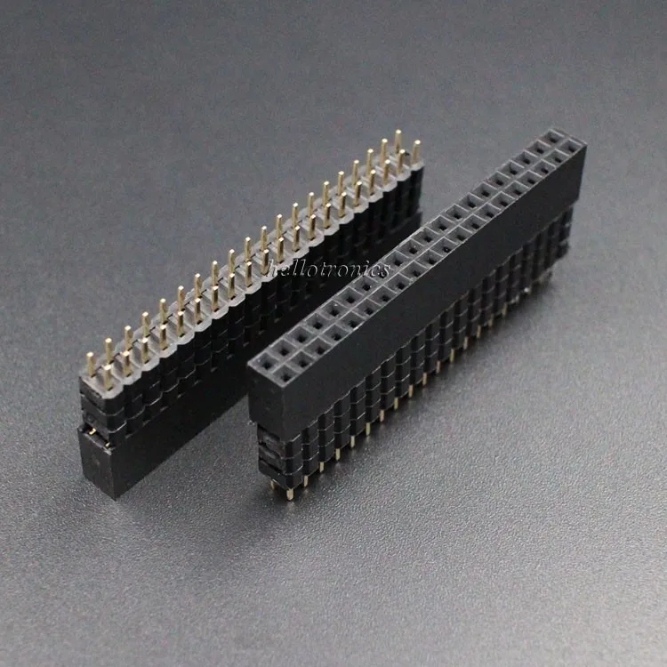 Hellotronics 5 шт./партия 8,5/7,5/3,0 мм 2x20 Pin 2,54 мм Шаг Raspberry Pi A+ Pi B+ Pi 2 Pi 3 Pi 4 GPIO Header