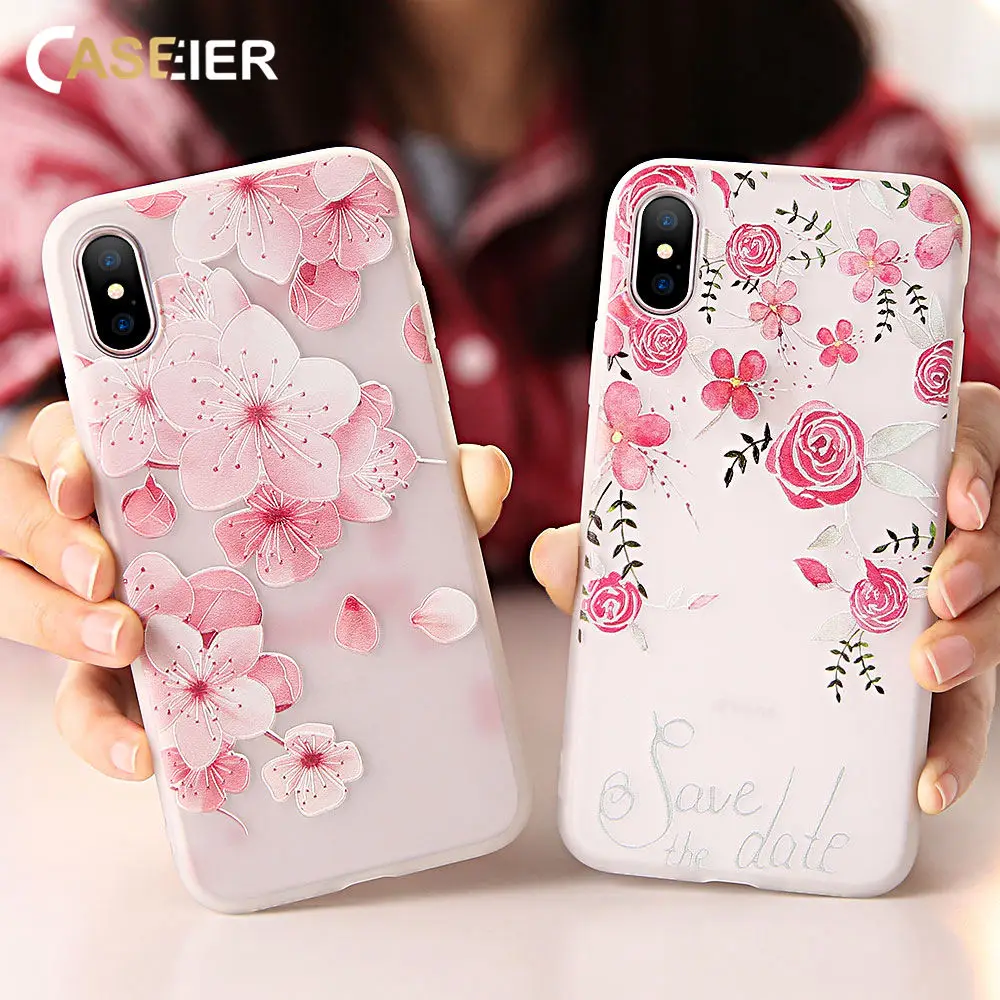 

CASEIER Flower Patterned Phone Case For Huawei P30 P20 lite Mate 20 10 lite Soft Case Funda for Huawei P20 P10 Y7 Y9 Funda Cover