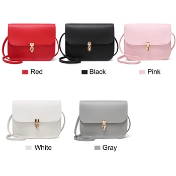 

Hot Bullet Lock Small Mobile Phone Shoulder Bag Messenger Crossbody Bags Handbag PU Leather Mini Fashion For Dating 2019 MSJ99