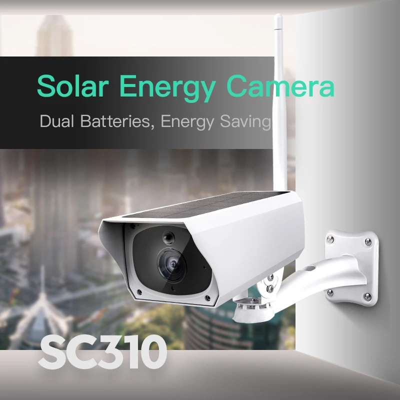 

outdoor waterproof solar power battery ip camera wifi 1080p wi-fi camera cctv security home camera