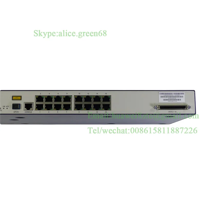 Оригинальные 16 ethernet и голосовых портов GPON ONT MA5620-16 применяются к FTTB