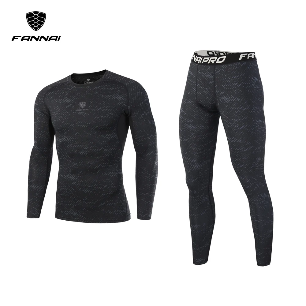 Mens Compression Pants Set Workout Fitness Sportswear Bodybuilding Tight Long Sleeves Shirts Leggings Suit Three Pieces Chothing Mens Compression Pants Set Workout Fitness Sportswear Bodybuilding Tight Long Sleeves Shirts Leggings Suit Three Pieces Chothing