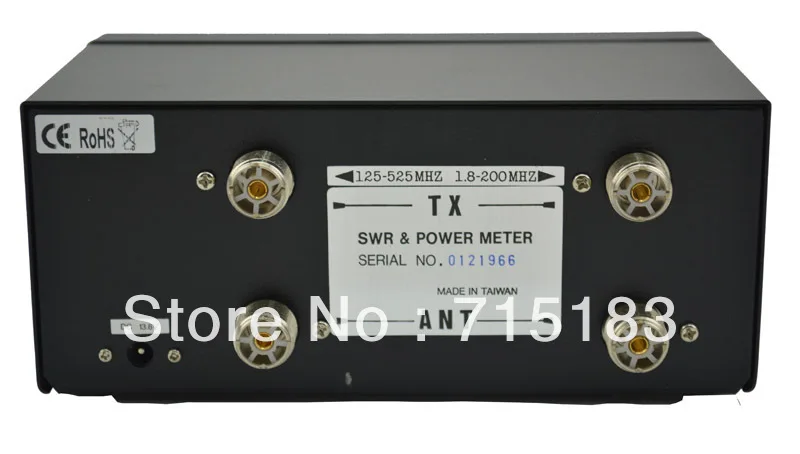 Новый оригинальный чип NISSEI на изображении: 1 8 525 МГц 200 Вт SWR & Watt Metter (разъем типа