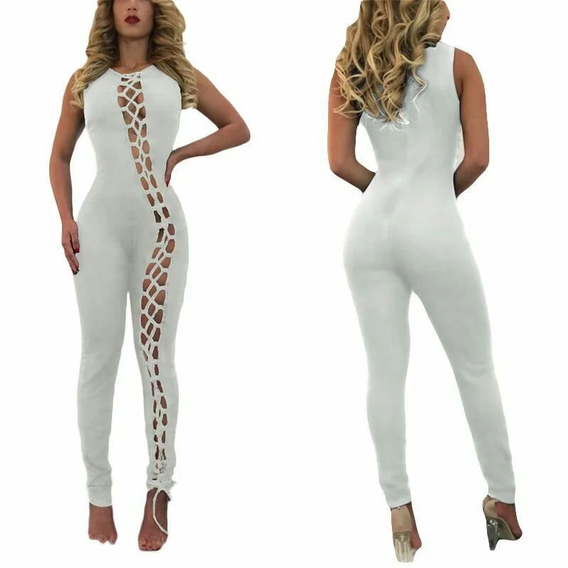 Fashion Elegant Women Lace Bodycon Jumpsuit Rompers 2016