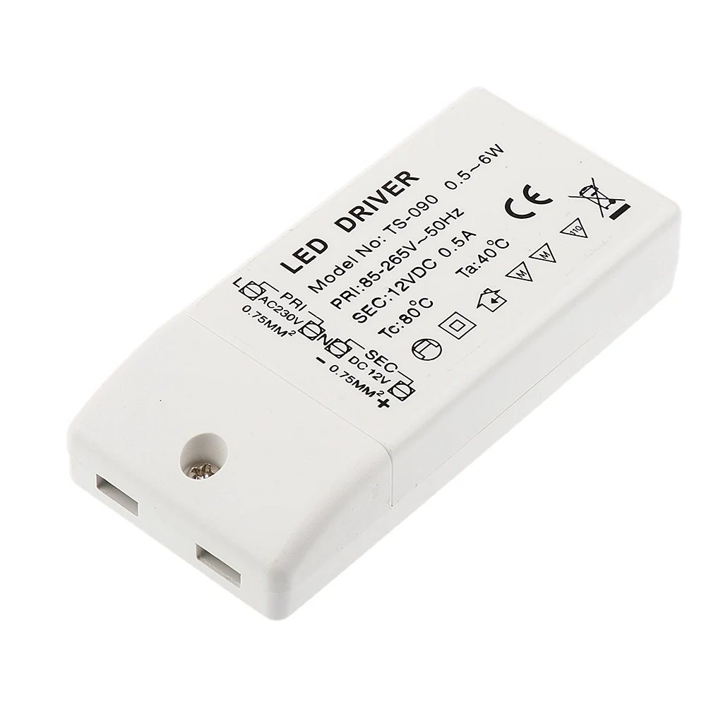 Ac 220-240V DC 12V 50W LED Light Adapter Driver  For MR11 / G4 / MR16 / GU5.3 LED Bulbs White