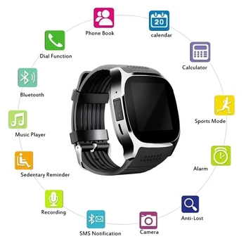 

Smart Watches Support SIM &TF Card With Camera Sync Call Message Men Women Smartwatch Bluetooth Watch For Android Smartphone
