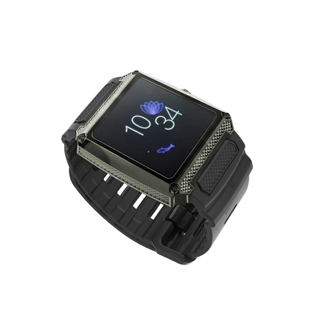 696 KY005 Винтаж Bluetooth gps умный Браслет Шагомер Sport Band монитор Водонепроницаемый IP68 Носимых устройств часы Смарт-часы - Цвет: Black