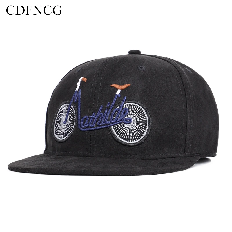 CDFNCG Лето Поп мультфильм вышивка велосипед Snapback хип хоп Уличная бейсболка шляпа от солнца папа для мужчин и женщин