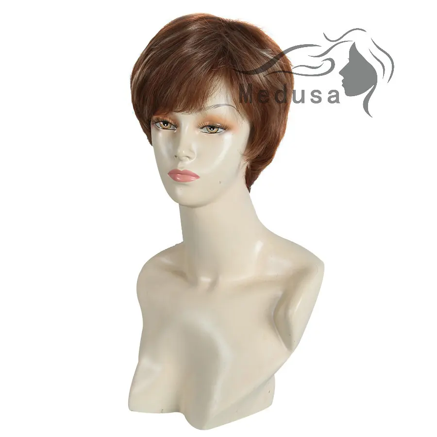 Medusa hair font b products b font Synthetic pastel wigs for women Modern pixie cut font