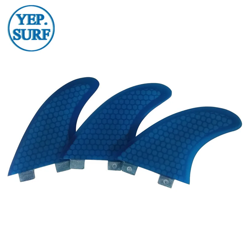 Barbatanas quilhas de Surf FCS G5 стекловолокно фасетчатый Киль вспомогательная доска плавник три набора из углеродного волокна плавники для серфинга - Цвет: Фиолетовый