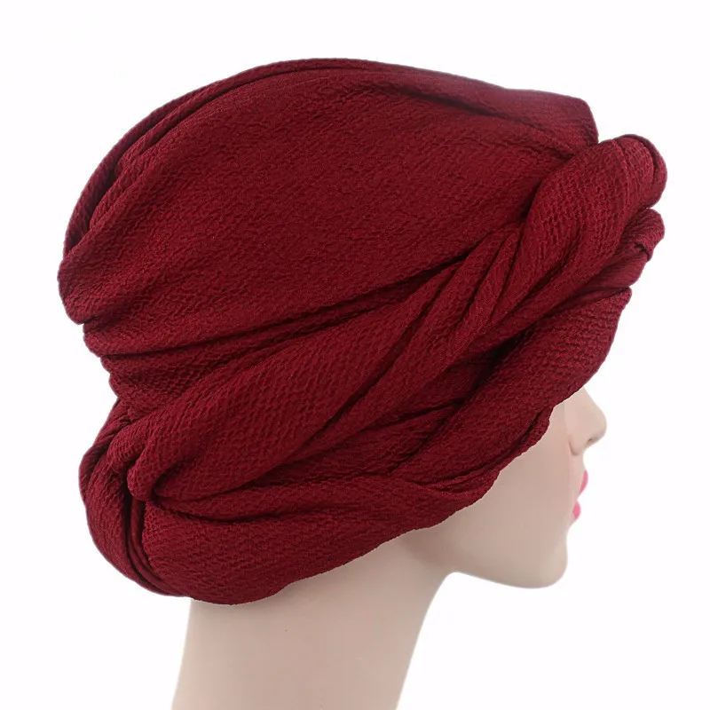 Женский шарф для волос колпак для сна Дамская турбанта с блестками длинный Тюрбан Хиджаб предварительно завязанная бандана шапка после химиотерапии