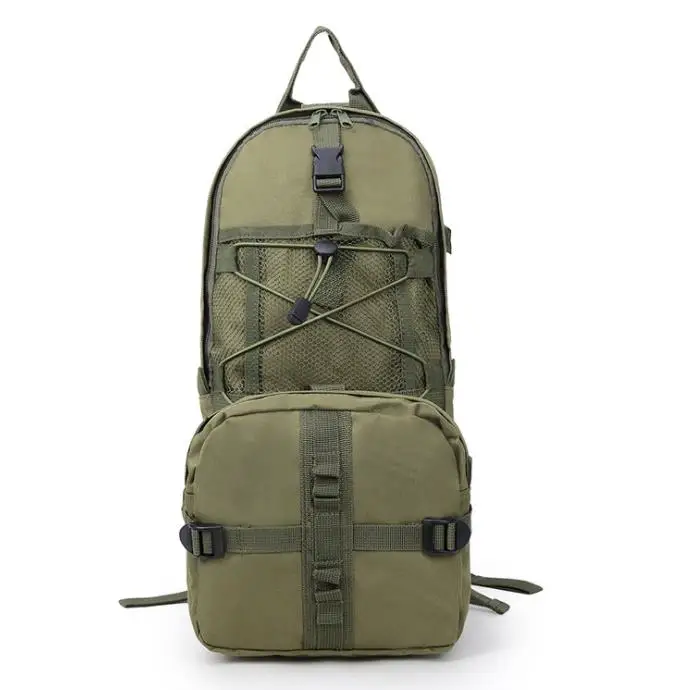 Многофункциональный рюкзак для езды на велосипеде, сумка для воды на спине, содержит 2,5 л, спортивная сумка для воды, камуфляжная сумка На открытом воздухе A4516 - Цвет: Army green