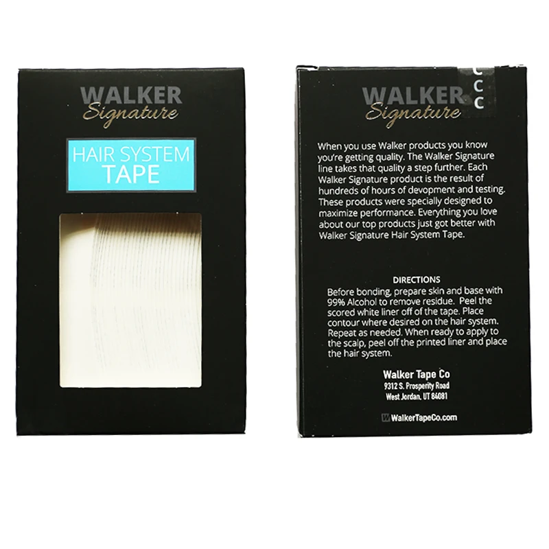 Top quality Walker signature tape Hair Tape Adhesive Double Side Medical US Walker Tape For Lace Wigs Toupees walker tape