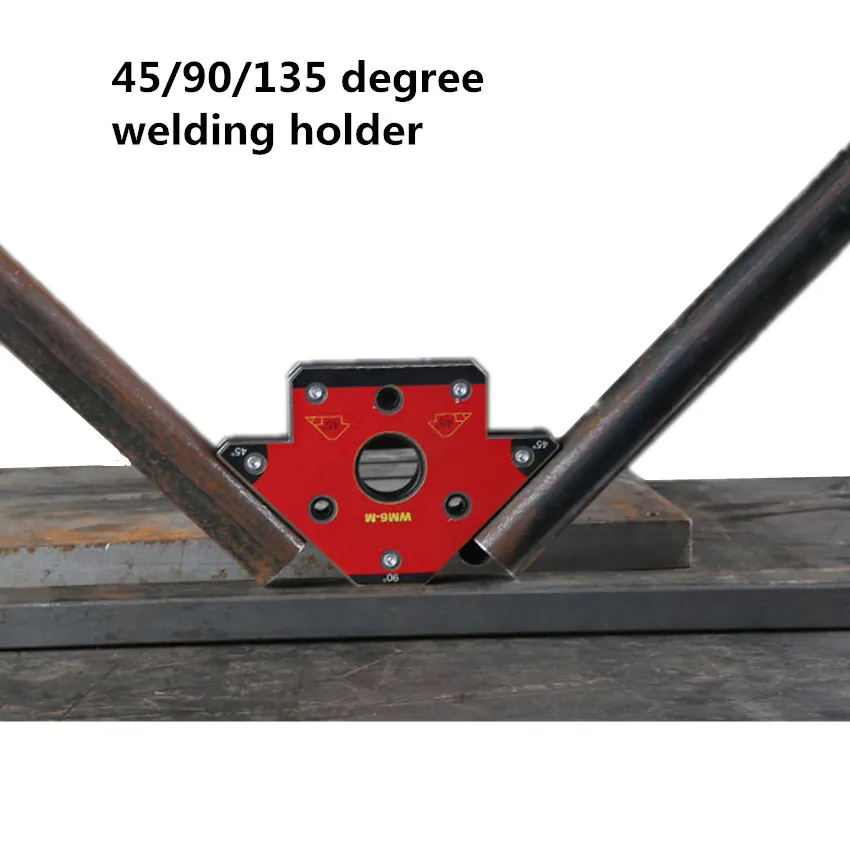 

Extended Pole Magnetic Square Super Strong Arrow Welding NdFeB Magnet Three Sides Holding Industrial Using Drop Shipping