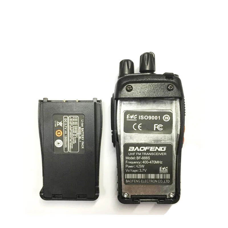 Оптовая продажа портативная рация Baofeng 10 шт./лот 5 Вт Pofung BF 888s UHF 400 470 МГц 16 каналов
