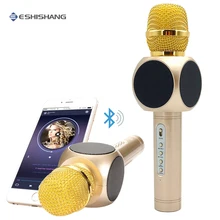 

E103 Karaoke Microphone Wireless Handheld Mic Bluetooth Speaker Phone Music Singing Player Portable Karaoke Mikrofon for Live