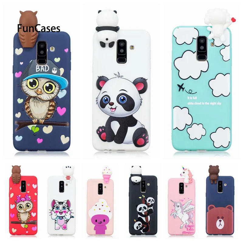 A6 2018 Case on For Samsung Galaxy A6 Plus 2018 3D Toys Panda Owl Cartoon Soft TPU Cover Fundas For Samsung A 6 A6Plus 2018 Case A6 2018 Case on For Samsung Galaxy A6 Plus 2018 3D Toys Panda Owl Cartoon Soft TPU Cover Fundas For Samsung A 6 A6Plus 2018 Case