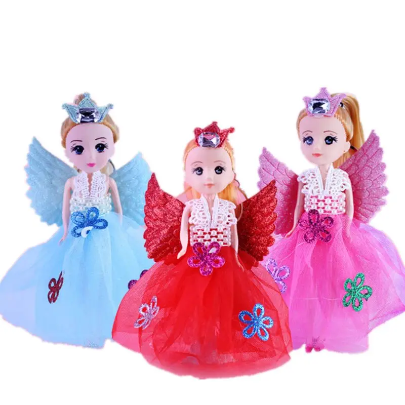 

OOTDTY 7" Glittering Angels Dolls With Wings Toy For Girls Toys Birthday Gift
