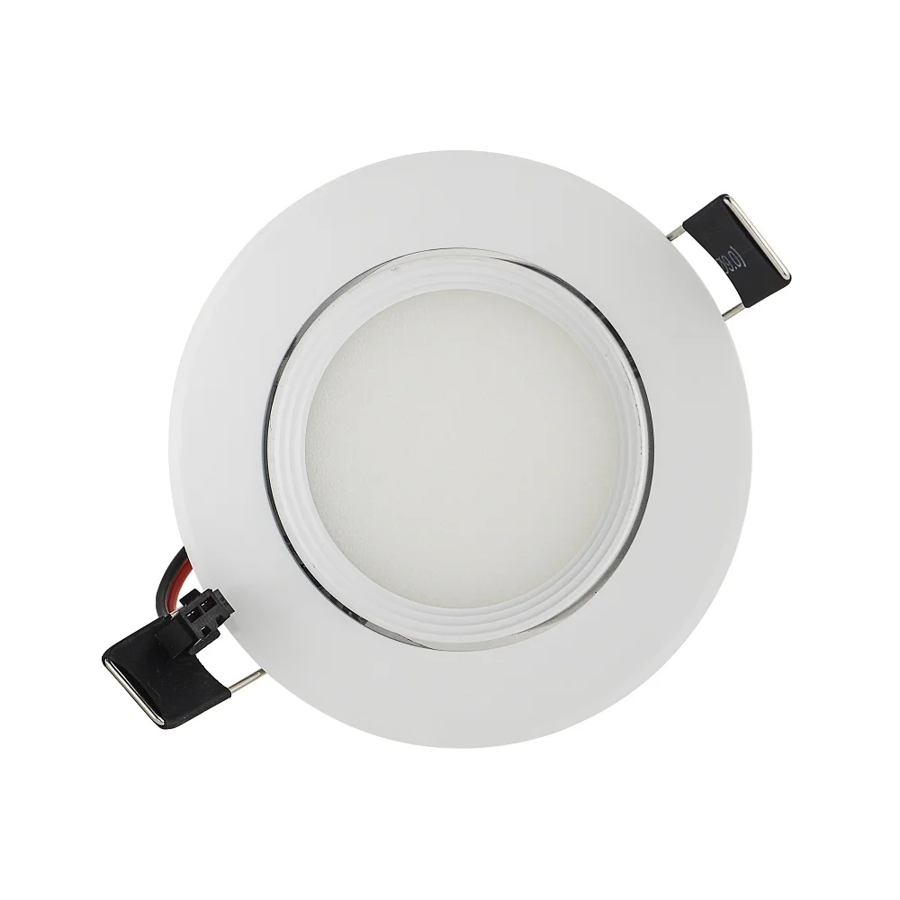 50pcs Dimmable LED Downlight Ceiling 3W 6W 9W 85 265V COB LED DownLights COB Spot Recessed Down