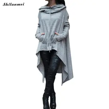 

moletom feminino inverno Plus Size Hoodies Autumn Loose Tops Women 2017 Fashion Big Pocket Pullover Female Casual Sweatshrits