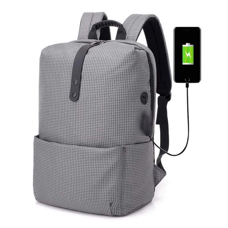 

Anti Theft Laptop Nylon Backpack USB Charging School Bag Men 15.6 Waterproof Backpacks for Teenage Male Mochila Travel Backpack