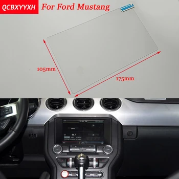

Car Sticker 8 Inch GPS Navigation Screen Steel Protective Film For Ford Mustang Control of LCD Screen Car Styling