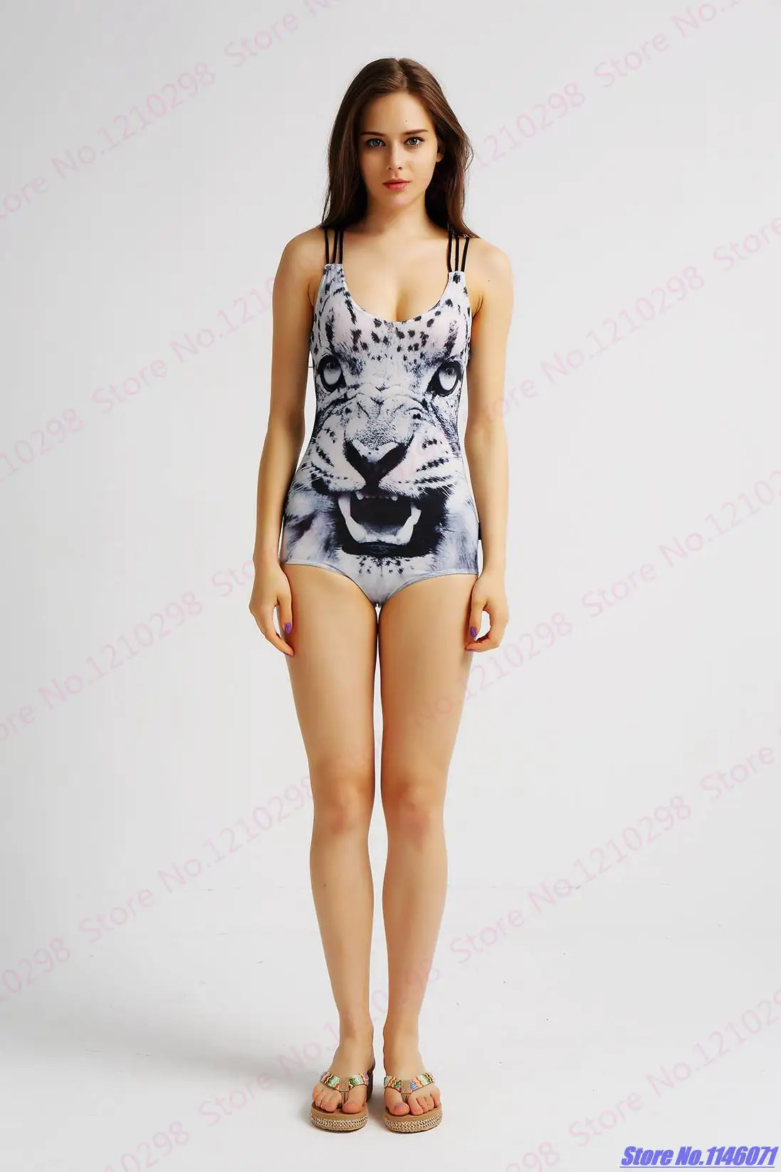 snow leopard swimsuit