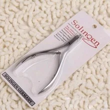 1 Unid Profesión de Acero Inoxidable pinza de La Cutícula de Uñas de Manicura Clipper Cortador de Uñas de Manicura Pedicura Herramienta de Tijera de Cortar La Piel Muerta