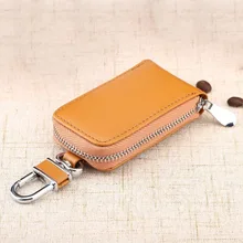 1 шт. Для мужчин и Для женщин кожа ключа автомобиля сумка бумажник Multi Функция ключеник Мода ключница держатели 4 Цвета
