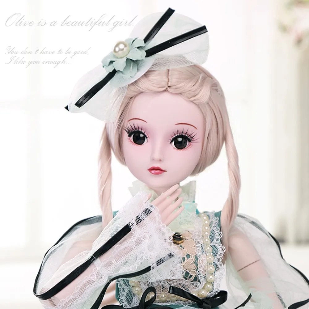 1/3 BJD кукла 60 см/23,6 ''Высота 19 шарнирные куклы(парик+ обувь+ одежда+ волосы+ глаза+ макияж) коллекция игрушек