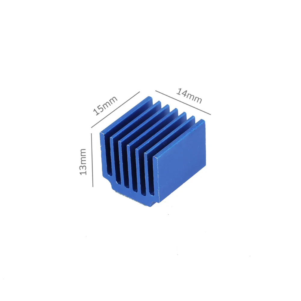 3DSWAY 3D-принтеры Запчасти 4 шт./лот Драйвер шагового двигателя радиаторы блок охлаждения радиатора для TMC2100 LV8729 DRV8825 модули