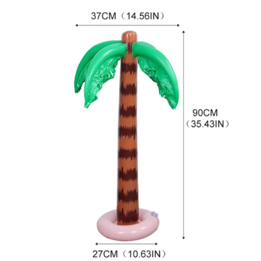 90cm Coconut Tree Inflatable Beach Pool Party Drink Holder PVC Summer Toys for Children Outdoor Inflatables Decor|Надувные игрушки| |