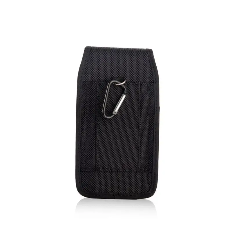 

THINKTHENDO Phone Pouch Hanging Waist Storage Bag Fanny Pack Black Classic Belt Clip Pouch Case For iPhone Waist Bag