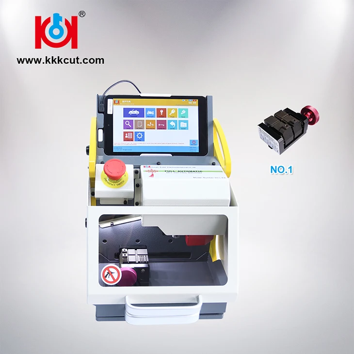 Kukai Sec-e9 Key Cutting Machine Bits With Car Key Clamp SN-CP-JJ-01 New Key Duplicating Cutter Machine locksmith Tools
