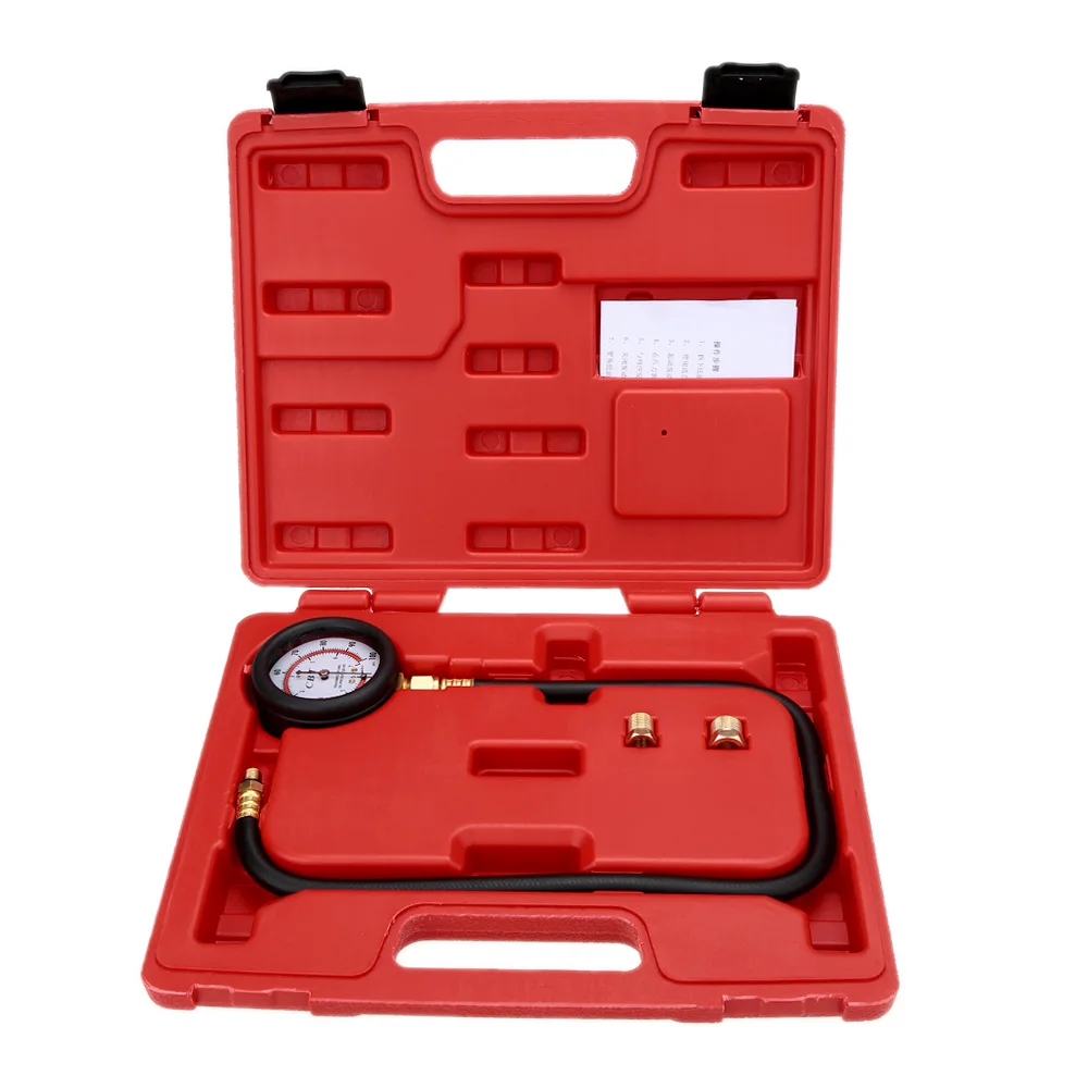 1Box TU 12 0 100psi Engine Oil Pressure Tester Pressure Gauge Test Tool