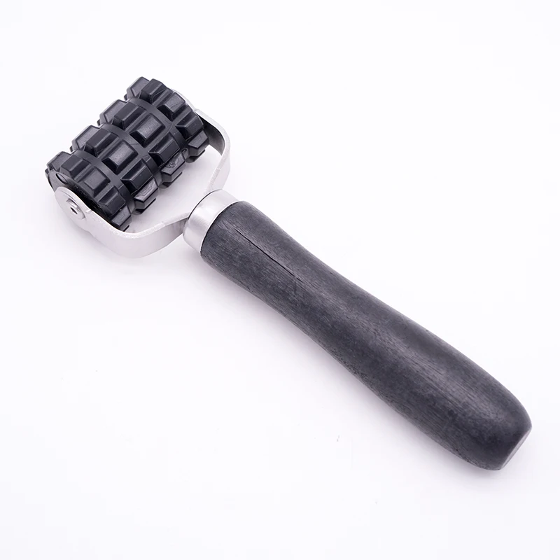 

Car Soundproof Cotton Handle Roller Wheel Tool Big Gear Roller Car Audio Modification Tools Sound Insulation Cotton Wheel Black