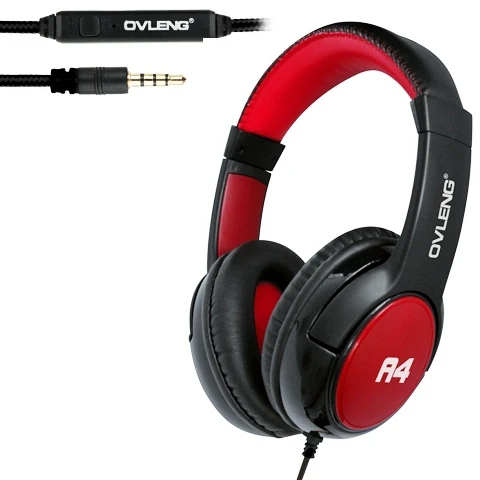 

OVLENG A4 Universal Headset.Headphones Go Pro Jack Headset with MIC for iPhone / Sumsung / All Audio Devices