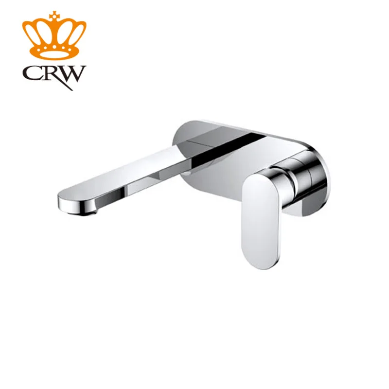 Beste Crw 06 1701 roestvrij staal in chroom vierkant wand regendouche arm voor douchekop met schakelaar, douche accessoires