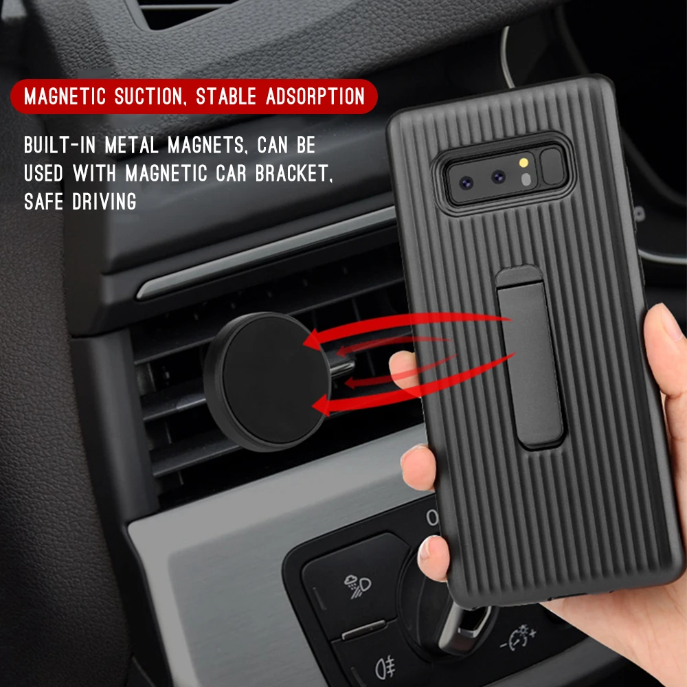 

Magnetic Case For Samsung Galaxy S7 Edge Note 8 S9 S8 A8 Plus 2018 Colorful Back Cover Car Holder Stand Case For Samsung S9 Plus
