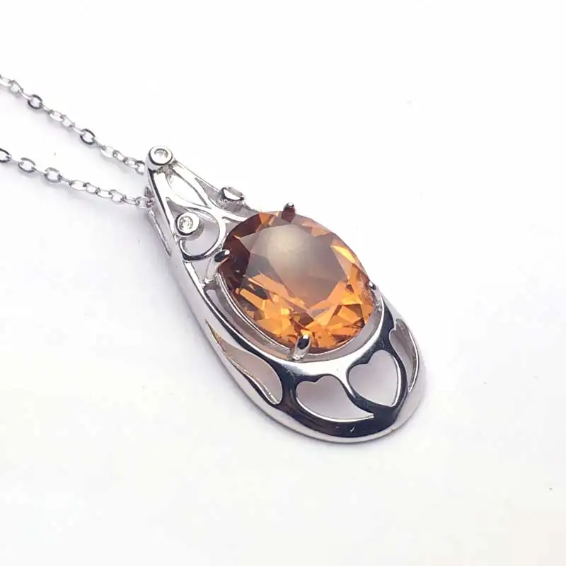CSJ Кулоны из зултанита, Стерлинговое серебро 925, серебряная Подушка Oval10* 12, сотворенная, сультановая, меняющая цвет, хорошее ювелирное изделие для женщин, вечерние, Weddin