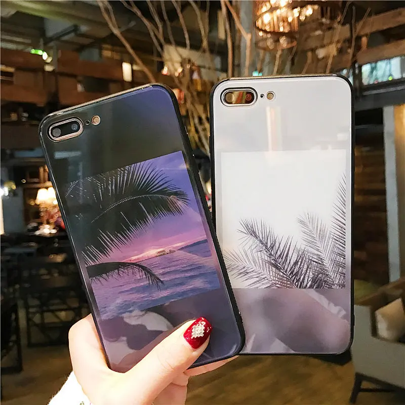 Чехол для телефона OPPO R15 R11 S R11s плюс R9 R9s Приморский декоративный пейзаж дерево