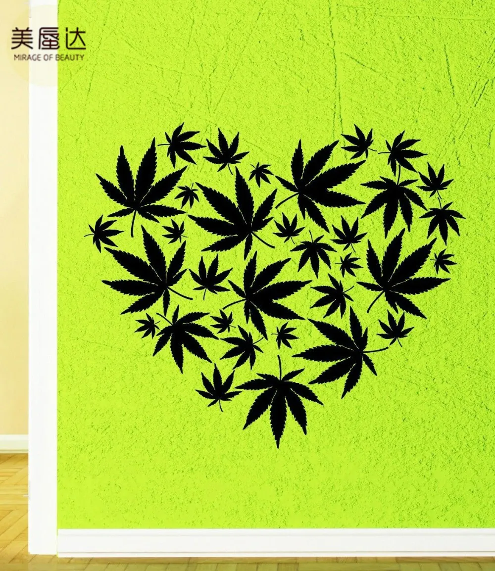 Wall Sticker Vinyl Decal Rastafarian Smoking