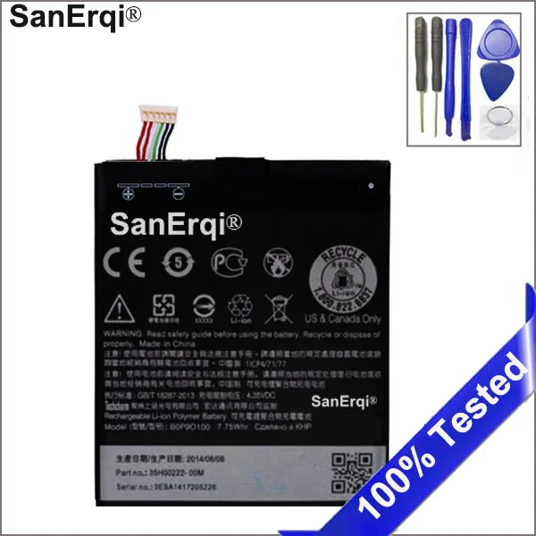 

BOP9O100 2040mAh Phone Battery For HTC Desire 610 612 D610 D610n Mobile Replacement Rechargeable Battery With tools